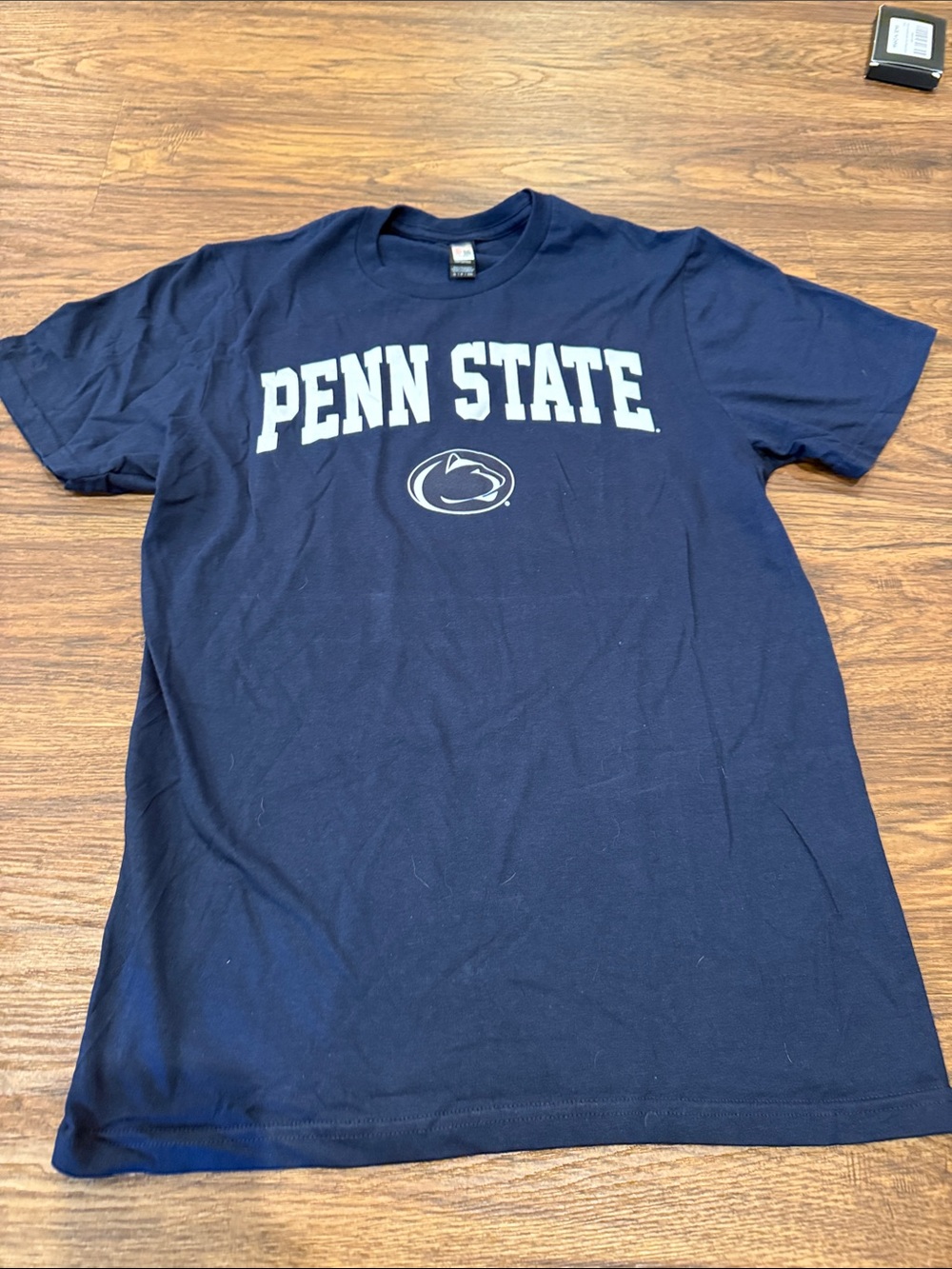Soft Style Navy Penn State Graphic Tee